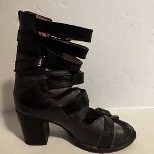 Freebird by Steven Black Strappy Block Heel Sandal